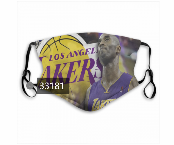 2021 NBA Los Angeles Lakers #24 kobe bryant 33181 Dust mask with filter->nba dust mask->Sports Accessory